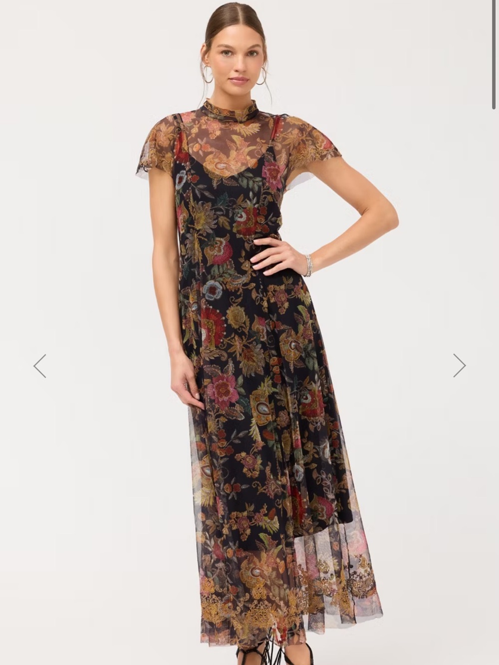 NWT Johnny Was Kaimarie Mesh Dress